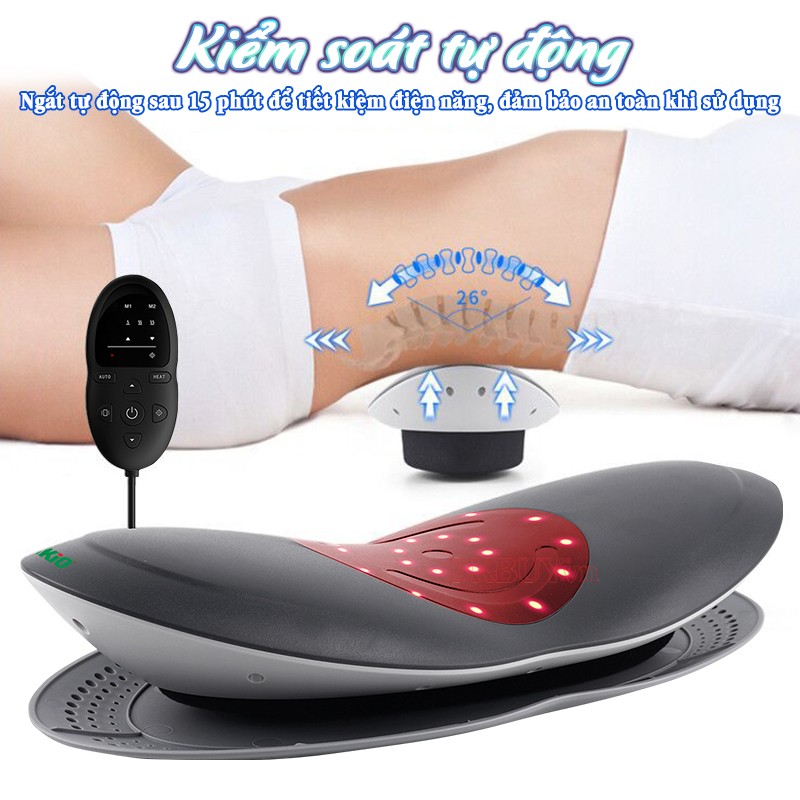 Máy massage thắt lưng tự tắt sau 15 phút Nikio NK-157