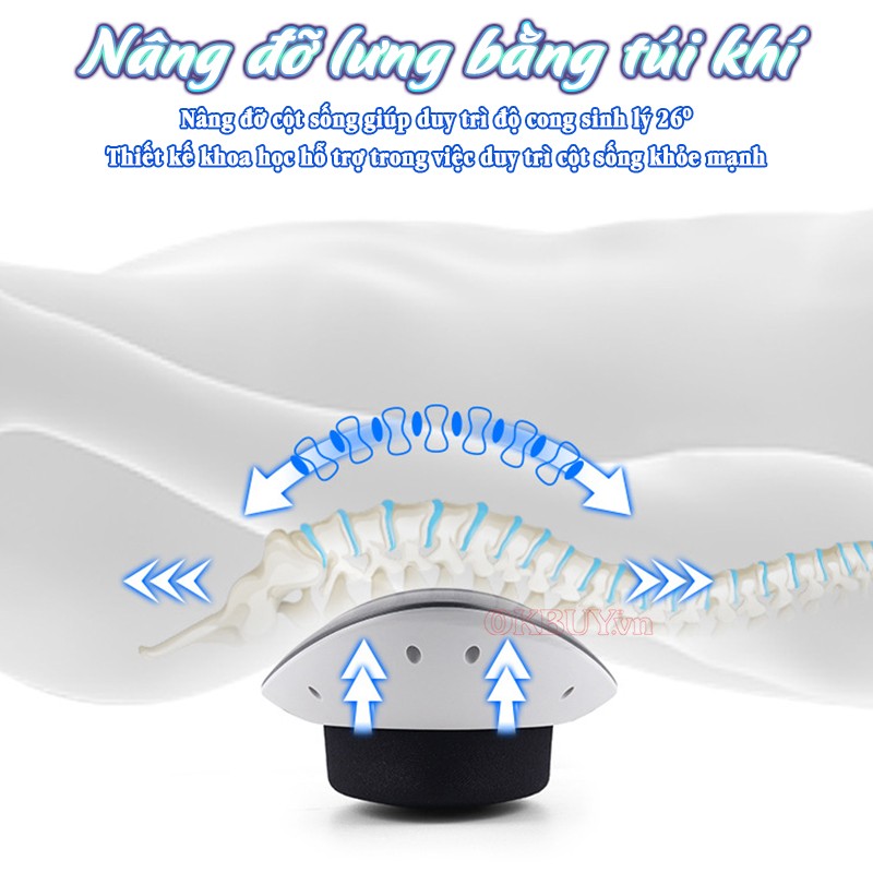 Máy massage thắt lưng nâng đỡ bằng túi khí Nikio NK-157