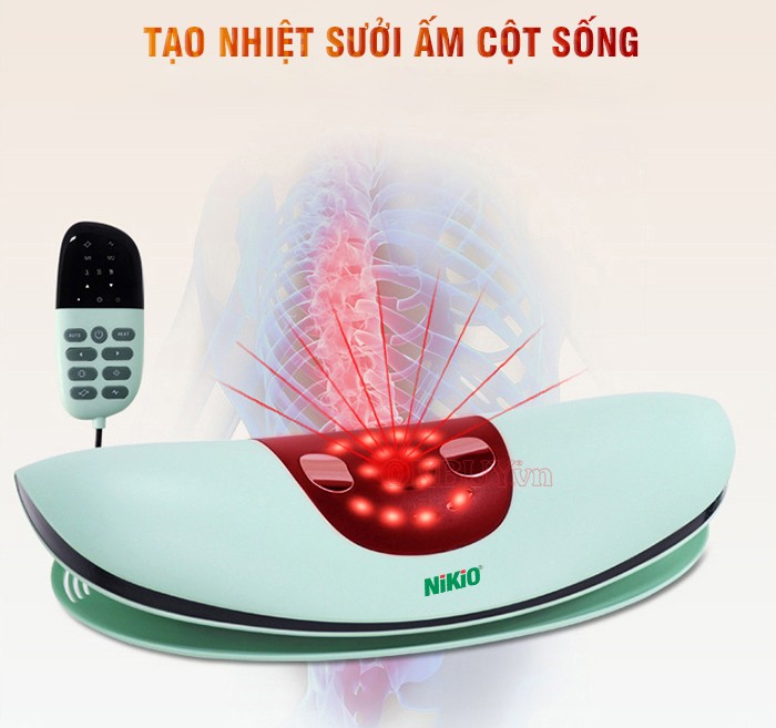 Máy massage lưng pin sạc Nikio NK-158