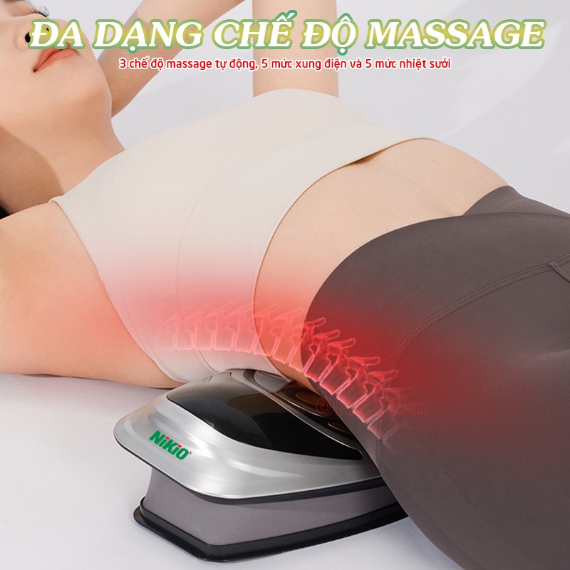 Máy massage thắt lưng đa dạng chế độ Nikio NK-159