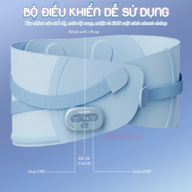 Máy massage bụng Nikio NK-253