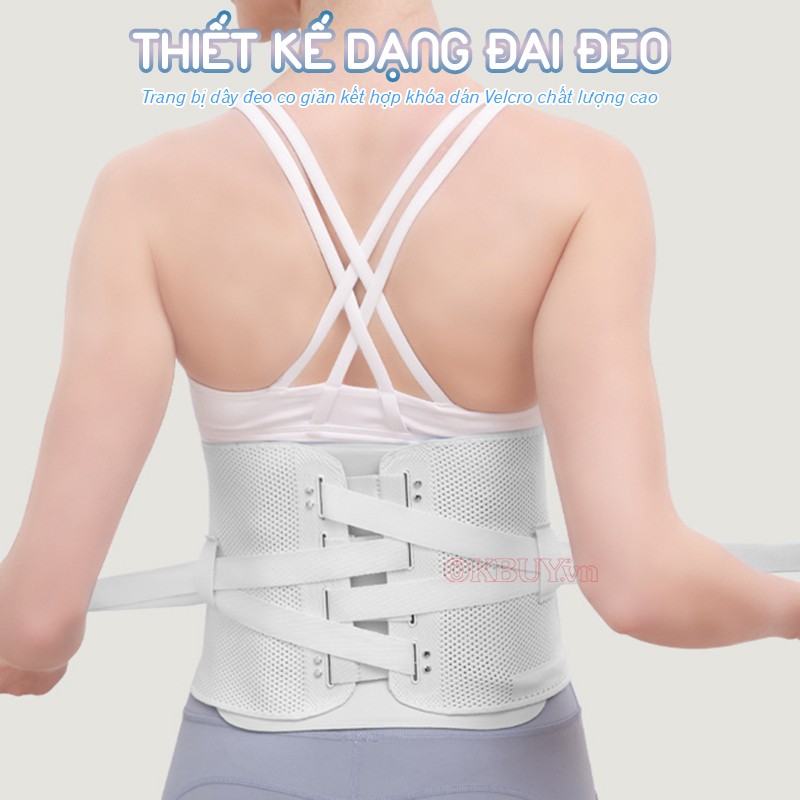 Máy massage lưng bụng thiết kế đai đeo Nikio NK-253