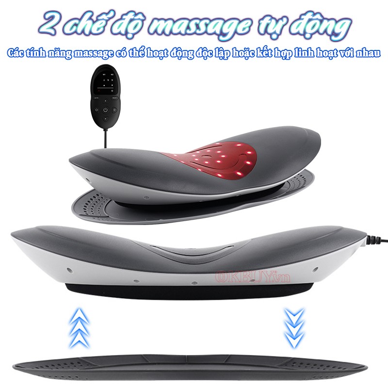 Máy massage thắt lưng 2 chế độ massage Nikio ST-1201