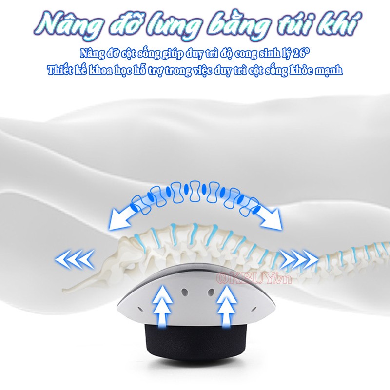 Máy massage thắt lưng nâng đỡ lưng Nikio ST-1201