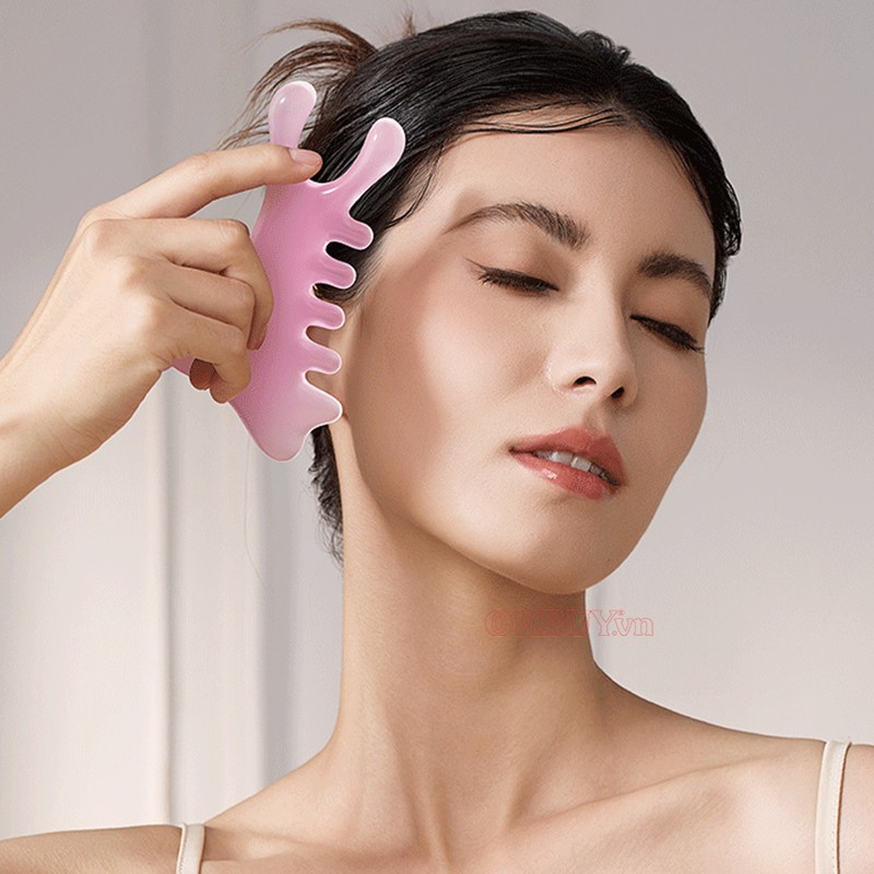 Dụng cụ massage chải cơ, ấn huyệt đa năng giảm đau nhức Nikio NK-03C3