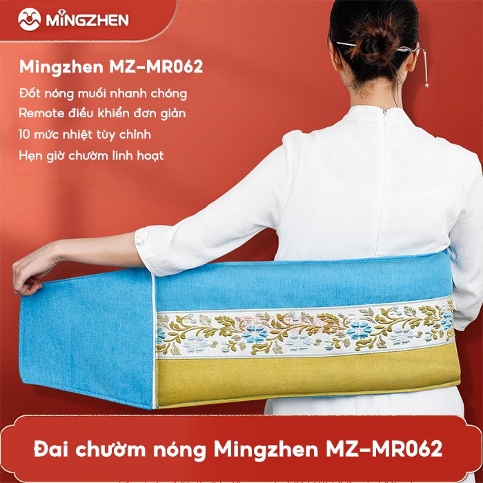 Đai chườm nóng muối kết hợp ngải cứu Mingzhen MZ-MR062