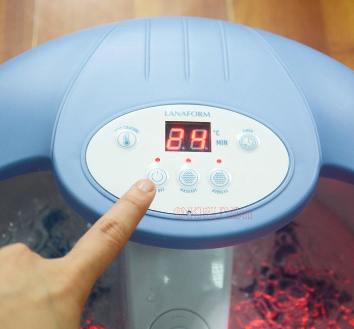 Bồn ngâm và massage chân hồng ngoại Lanaform Luxury LA110415