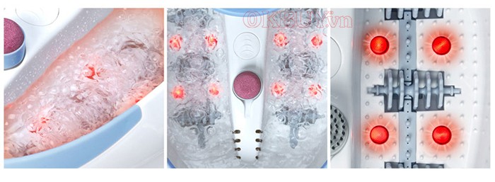 Bồn ngâm và massage chân hồng ngoại Lanaform Luxury LA110415