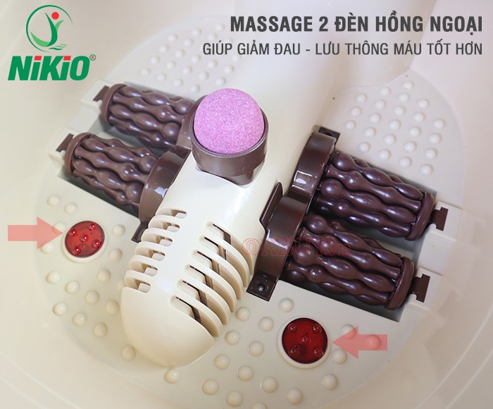 Bồn ngâm chân massage cao cấp Nikio NK-192