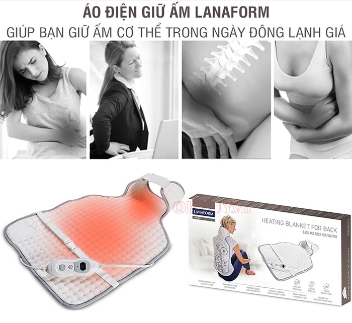 Áo điện giữ ấm Lanaform LA180110