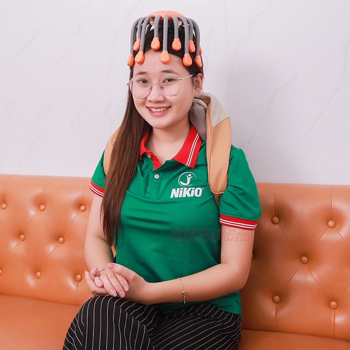 Combo máy massage cổ vai gáy Nikio NK-139 và máy massage đầu Nikio NK-113