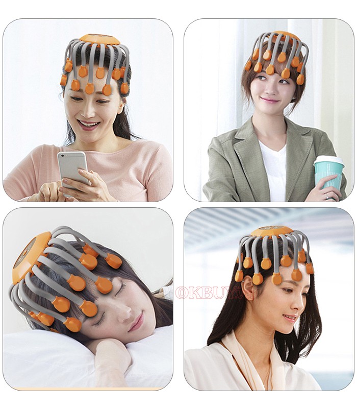 Máy massage đầu 5 chế độ massage Nikio NK-113