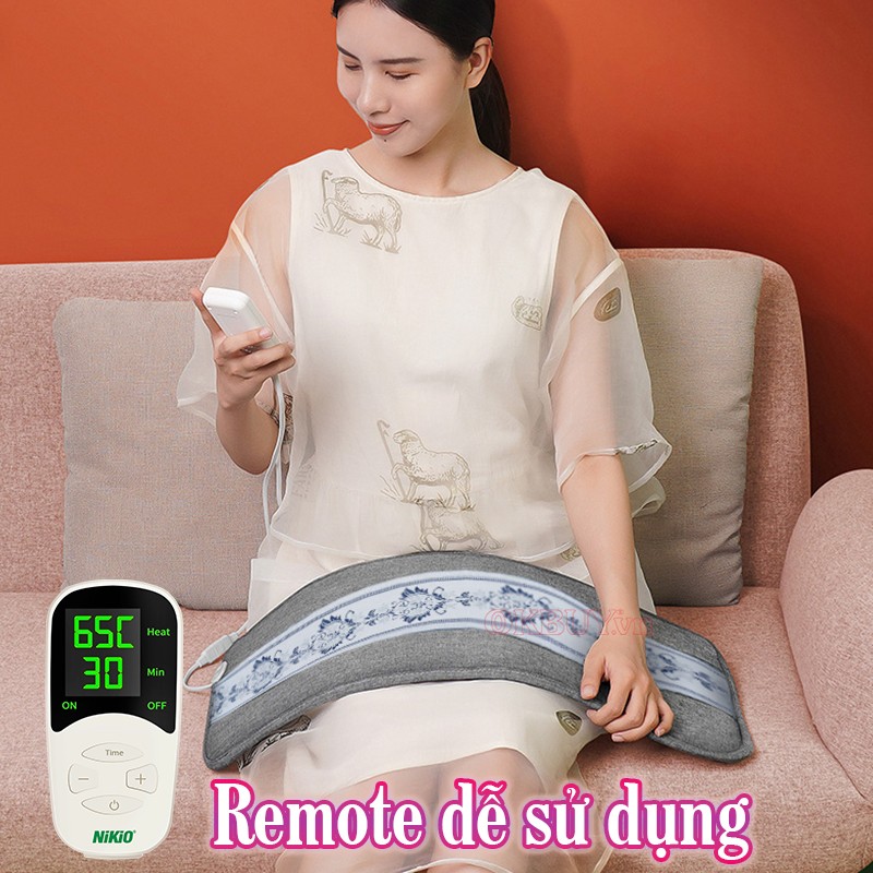 Túi chườm muối biển điều khiển đơn giản Nikio NK-201