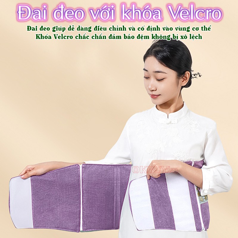 Túi chườm nóng muối biển thiết kế đẹp Nikio NK-202