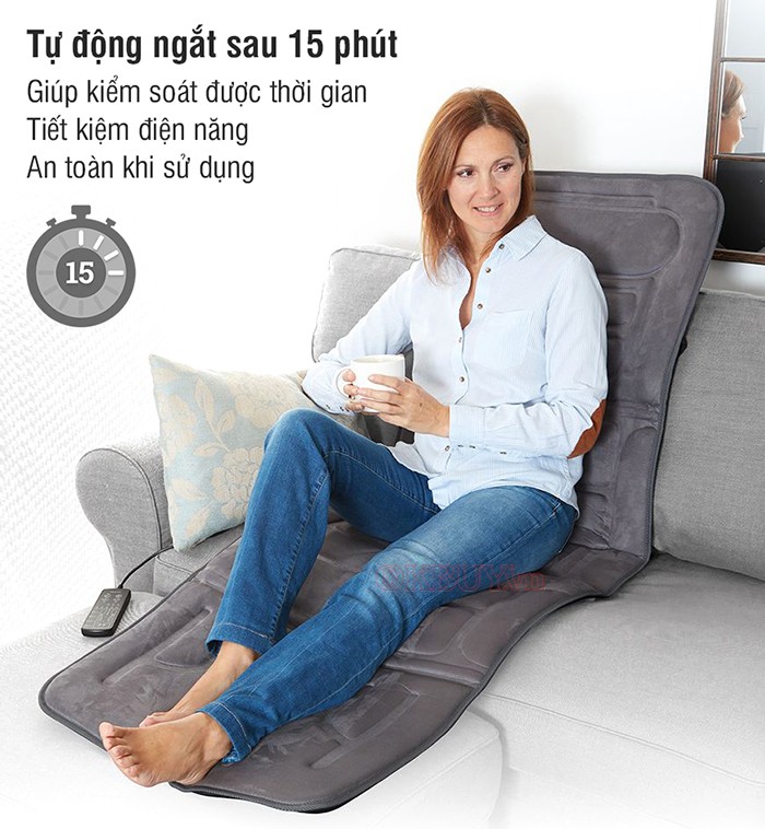 Đệm massage toàn thân Lanaform Mattress LA110315