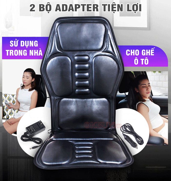 Ghế đệm massage ô tô  YIJIA YJ-308