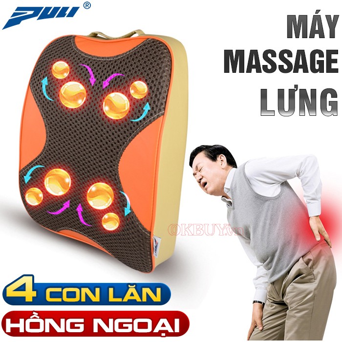 Máy massage lưng Puli PL-803A-W