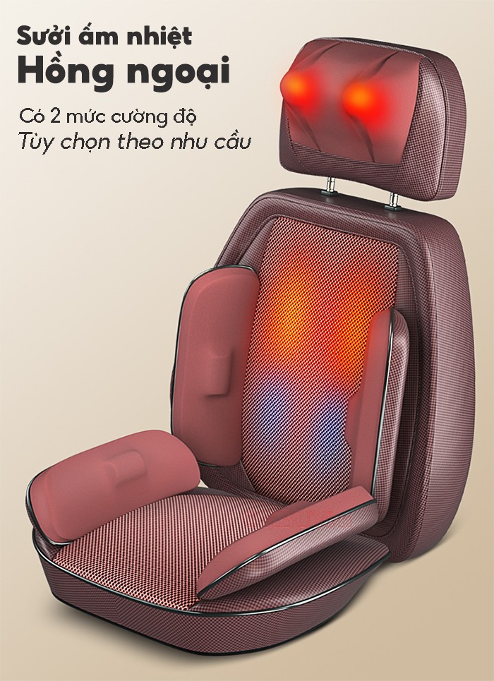Ghế massage toàn thân hồng ngoại cao cấp Mingzhen MZ-166D1
