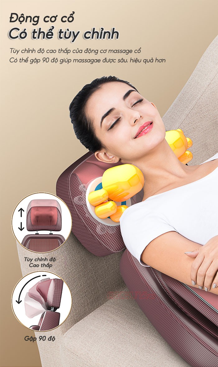 Ghế massage toàn thân hồng ngoại cao cấp Mingzhen MZ-166D1