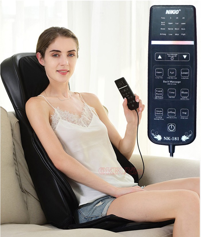 Ghế massage toàn thân remote tiện lợi dễ sử dụng Nikio NK-181