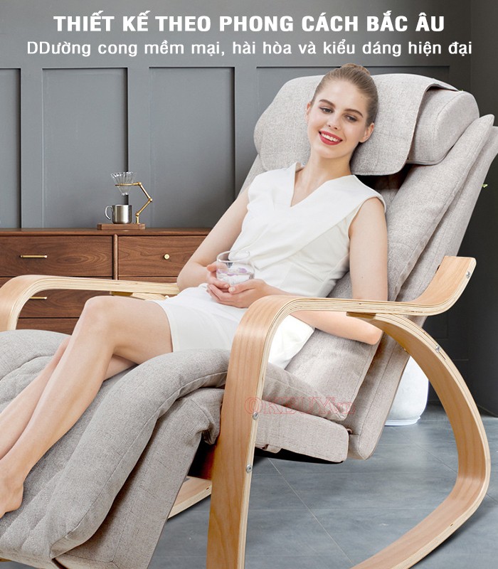 Ghế massage thiết kế theo phong cách Bắc Âu Oways-7087