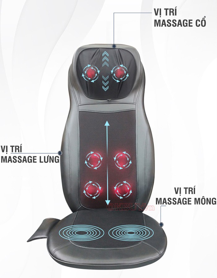 Ghế đệm massage toàn thân Puli PL-802B