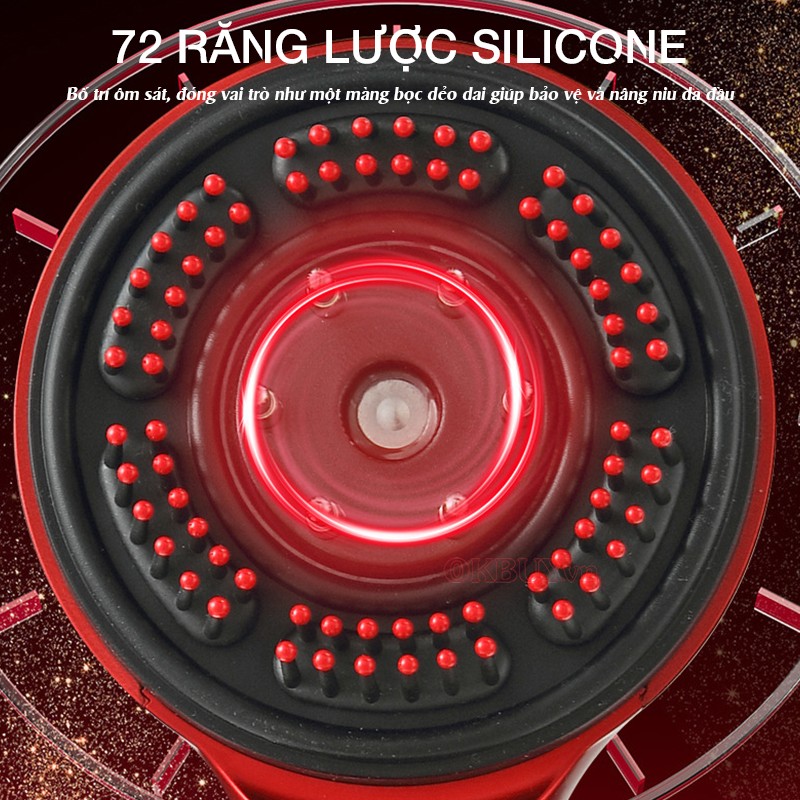 Lược massage đầu Nikio NK-112 72 răng lược