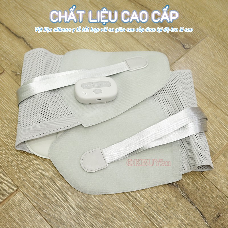 Máy massage lưng bụng chất liệu cao cấp Booster ST-1208