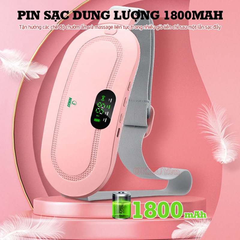 Máy massage bụng Nikio NK-162 pin sạc 1800 mAh