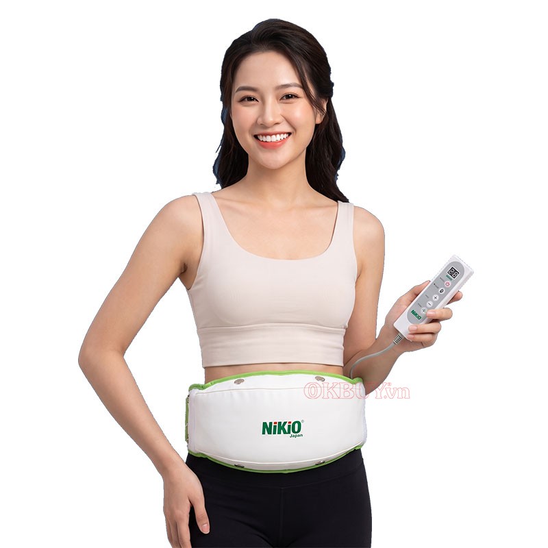 đai massage bụng rung nóng Nikio NK-168