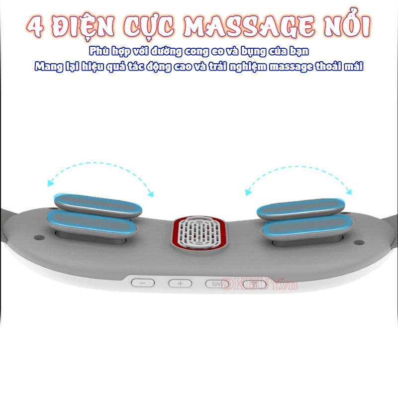 4 điện cực massage nổi