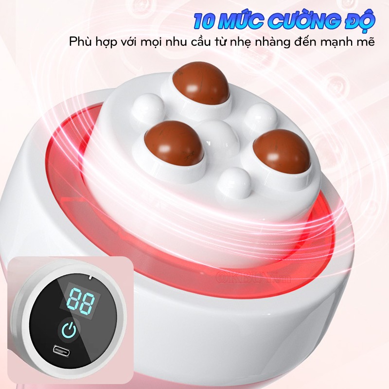 Máy massage bụng cầm tay 10 cường độ DJ-309
