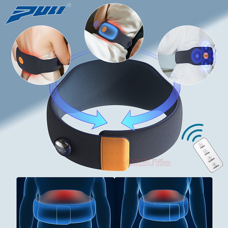 Đai massage bụng rung nóng Puli PL-518