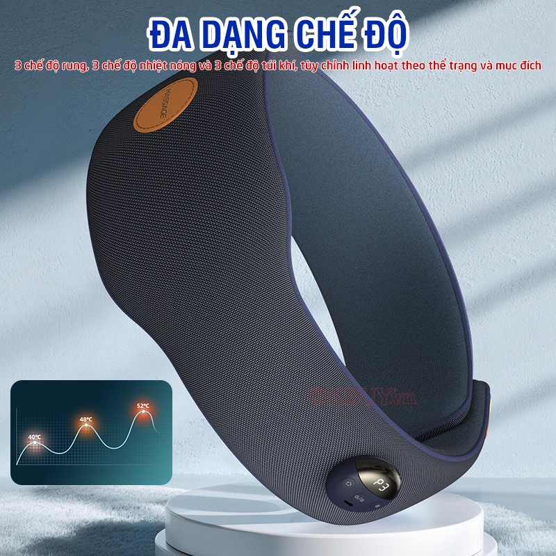 Đai massage bụng rung nóng Puli PL-518 đa dạng chế độ