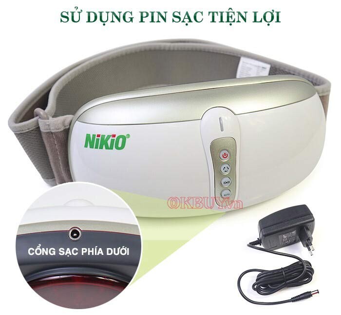 Sử dụng pin sạc tiện lợi