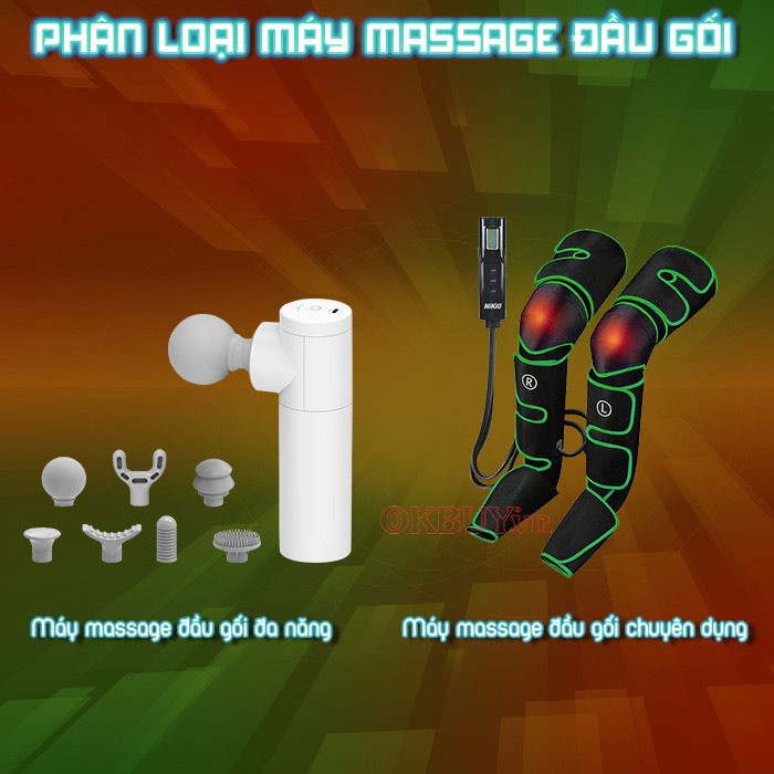 Phân loại máy massage đầu gối