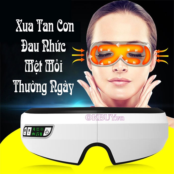 Máy massage mắt thông minh Bluetooth