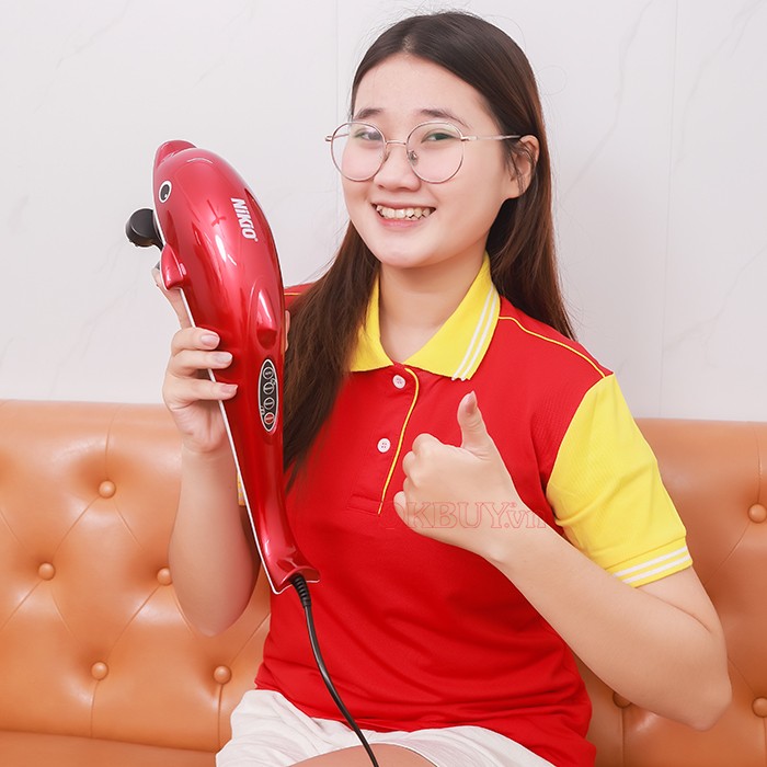 Máy massage cầm tay cá heo Nikio PL-608B