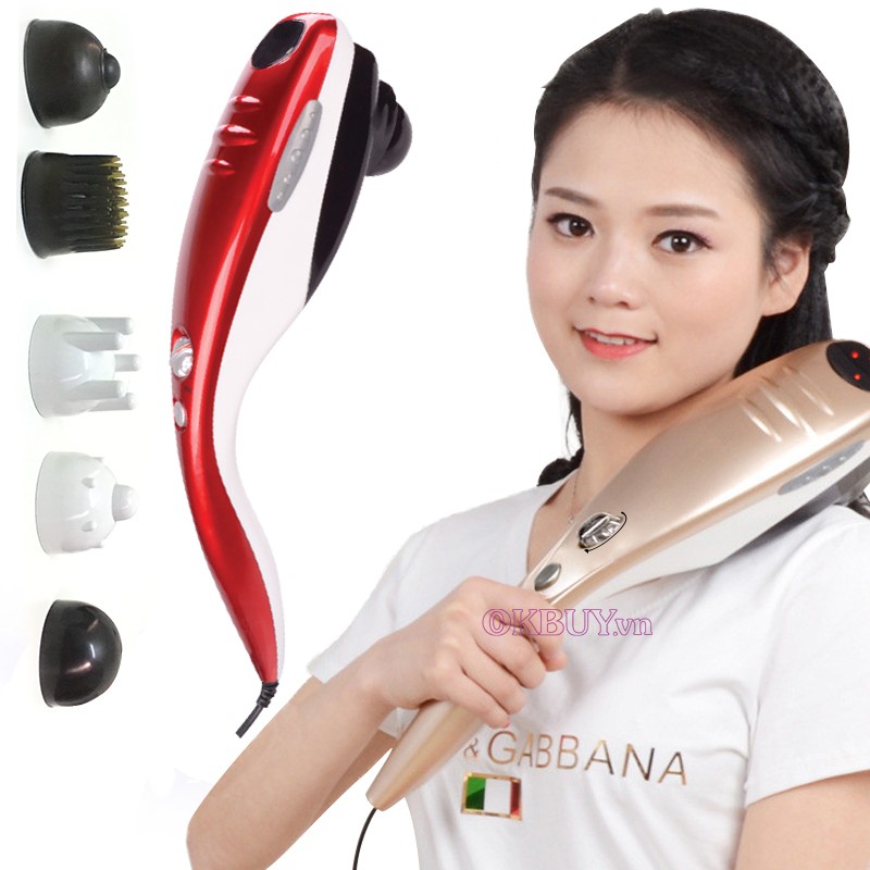 Máy massage cầm tay 5 đầu Puli PL-610