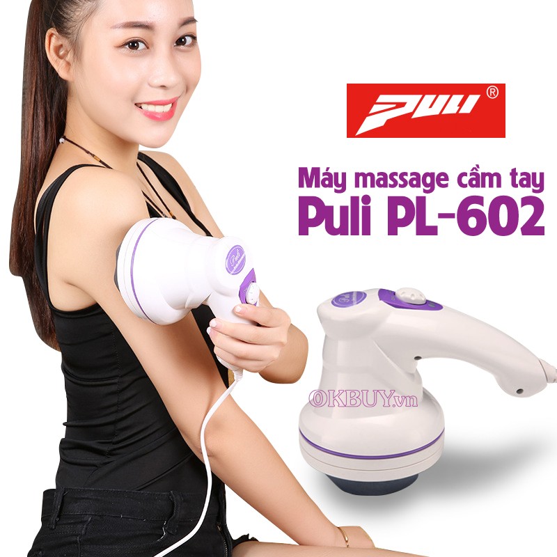 Máy massage cầm tay 3 đầu Puli PL-602 