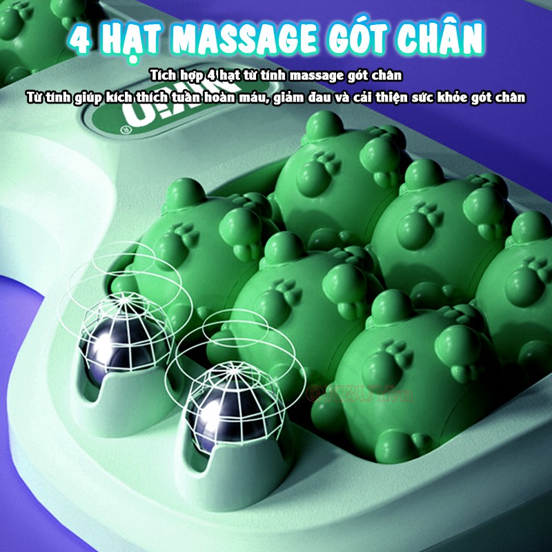 Bàn lăn massage chân với 4 hạt từ tính Nikio NK-05C