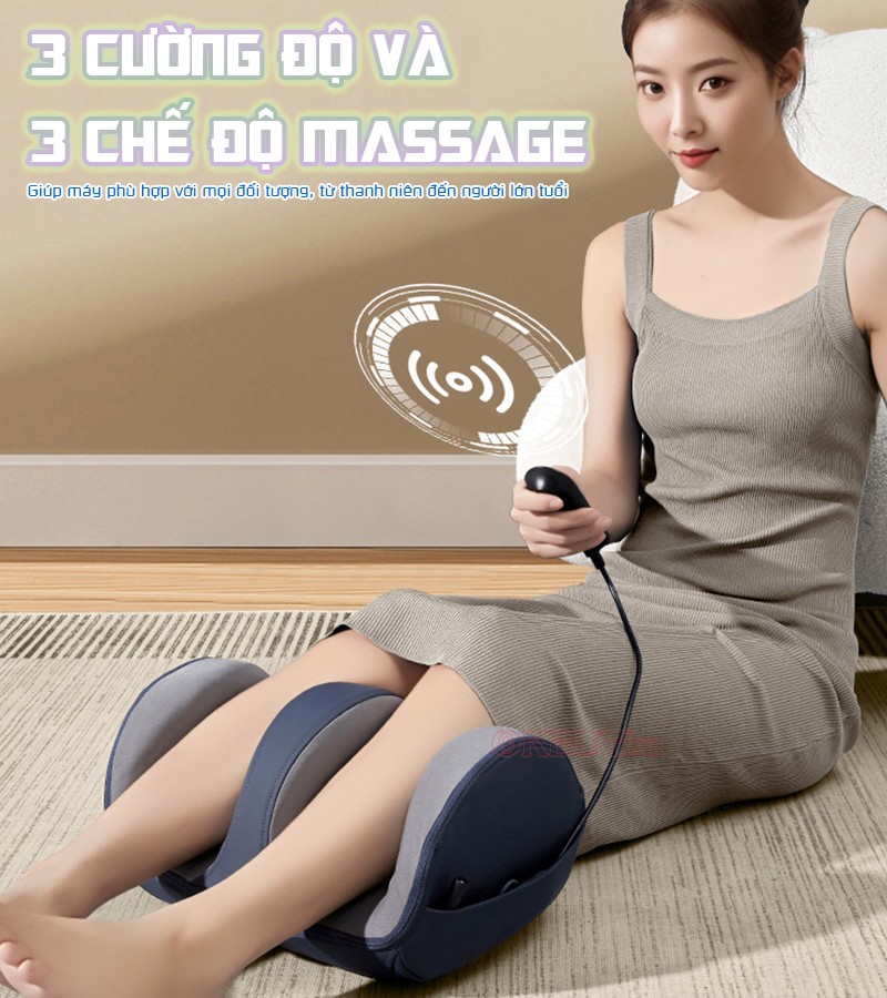 Máy massage chân 3 cường độ và 3 chế độ Nikio NK-183
