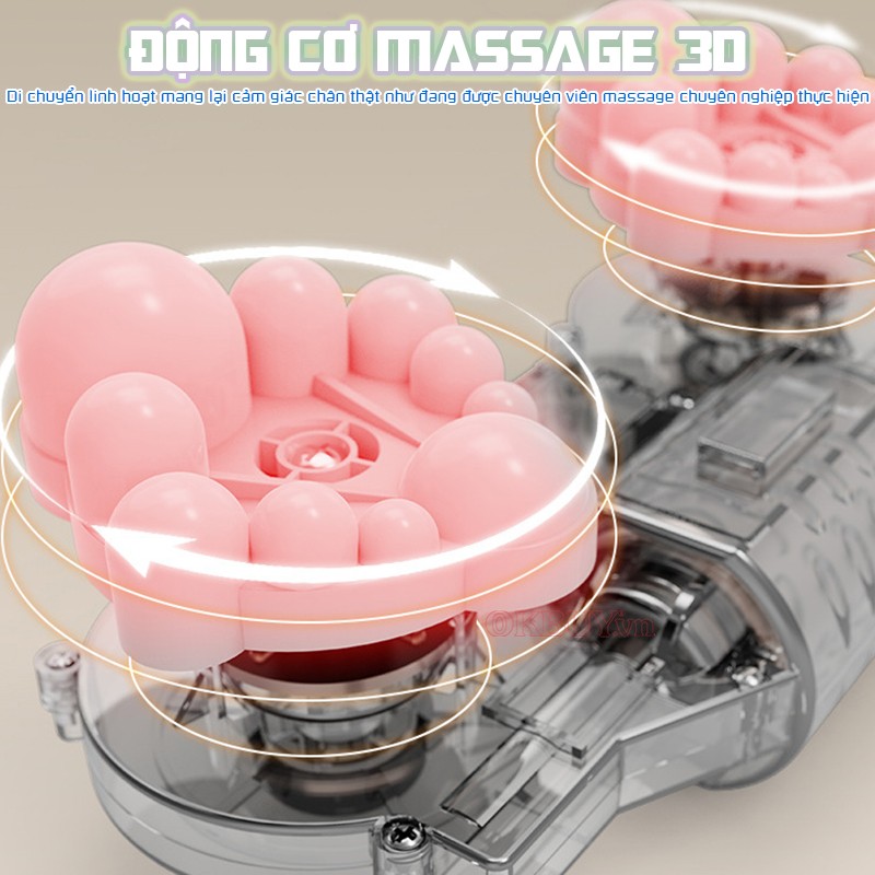 Máy massage chân động cơ massage 3D Nikio NK-183