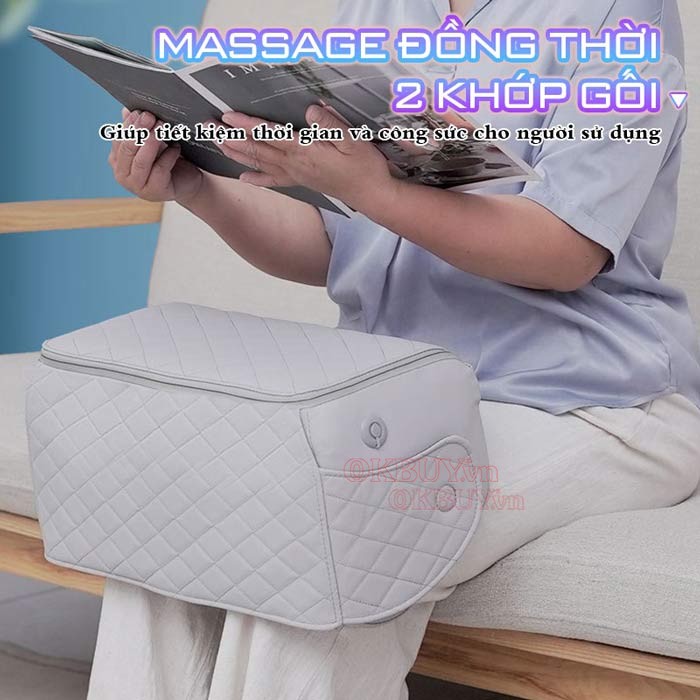 Massage đồng thời 2 khớp gối