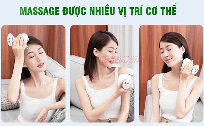 Máy massage đầu thư giãn massage nhiều vị trí cơ thể Nikio NK-111