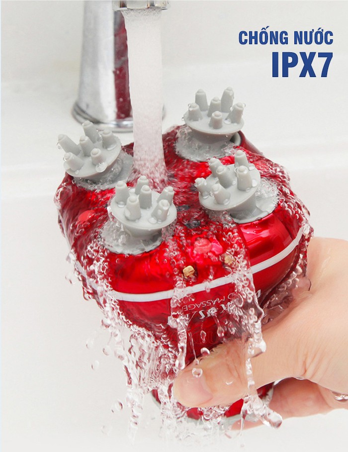 Máy massage đầu thư giãn chống nước IPX7 Nikio NK-111