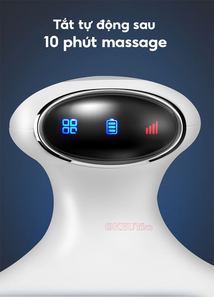 Máy massage đầu thư giãn 4D ST-702 - tắt tự động sau 10 phút