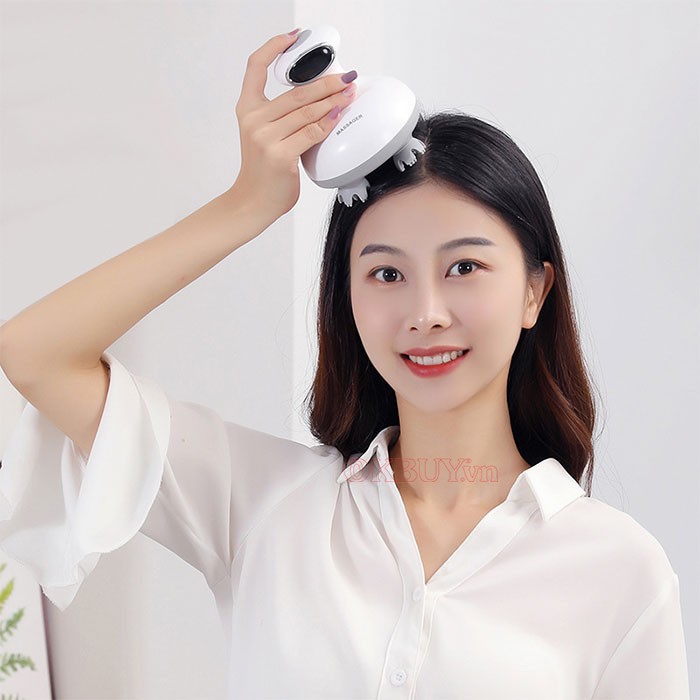 Máy massage đầu thư giãn 4D ST-702 - xoa dịu căng thẳng, tạo cảm giác hưng phấn
