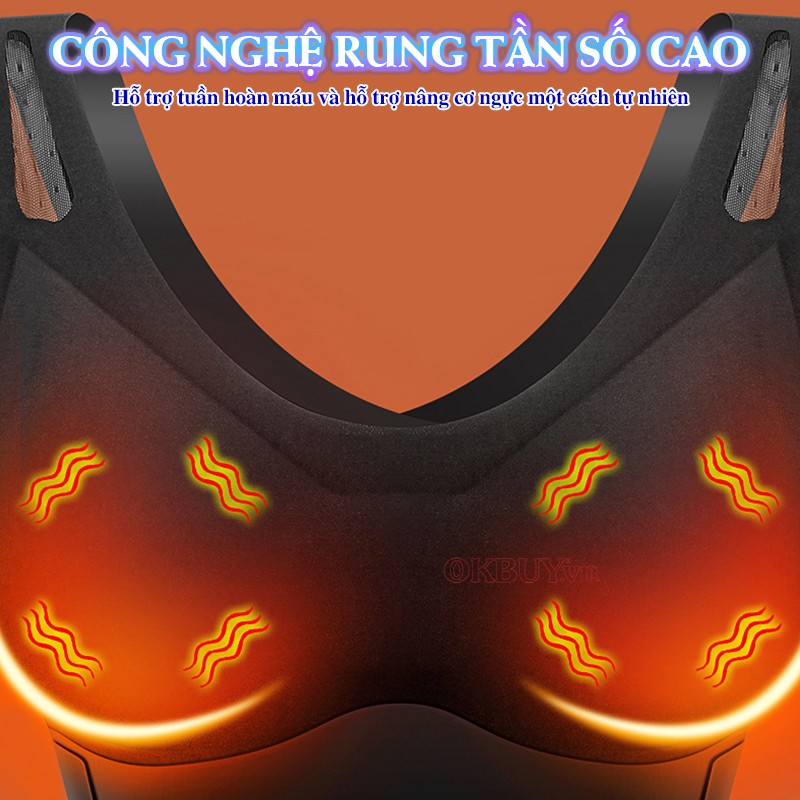 Máy massage nâng cơ ngực rung tần số cao Mingzhen MZ-AM001-2
