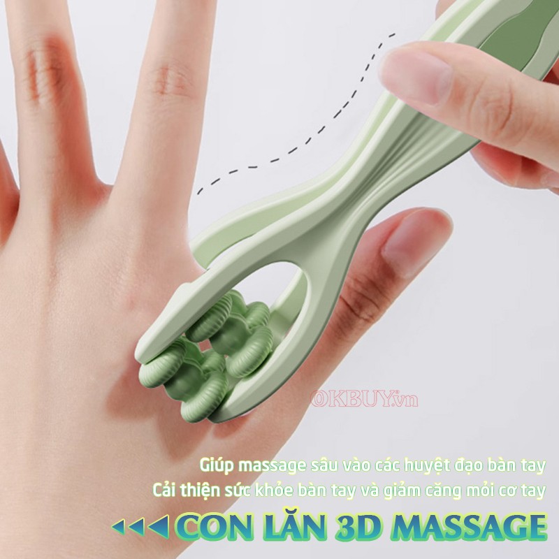 Con lăn massage ngón tay con lăn massage 3D Nikio NK-02C